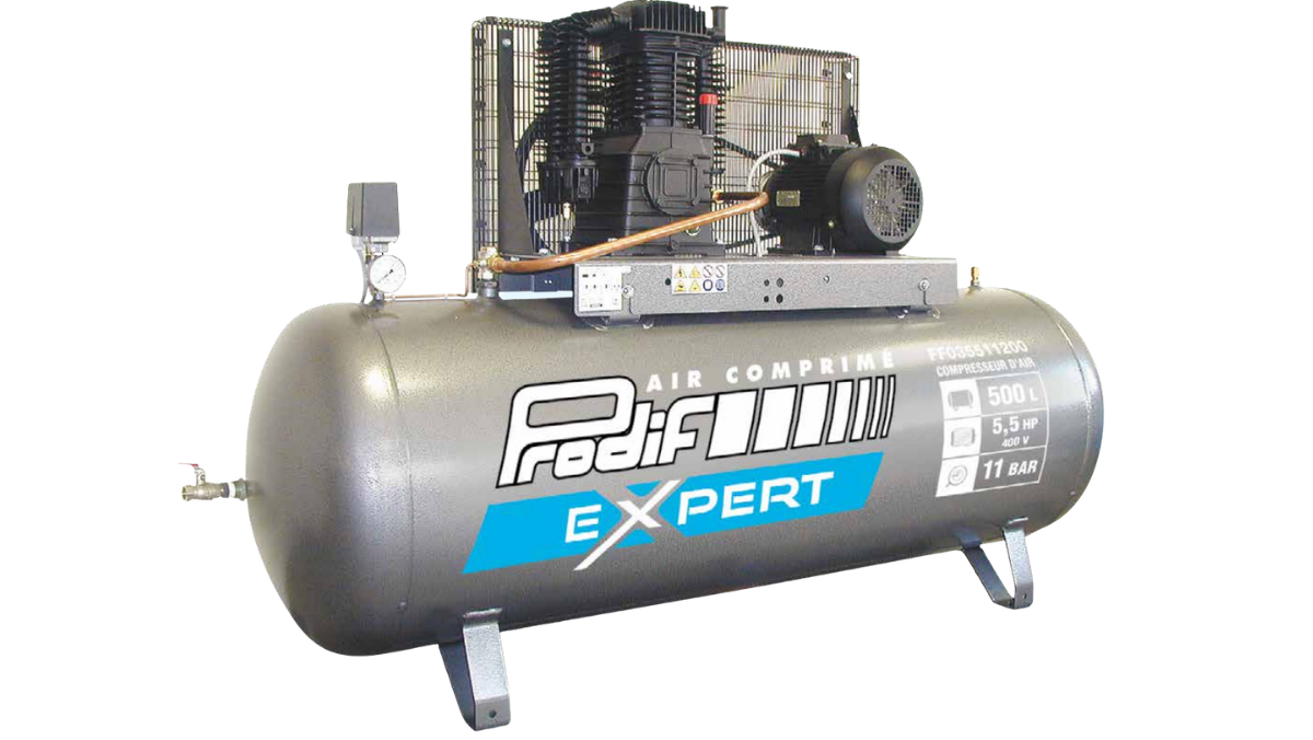 Compresor 500 Litros 5,5HP Prodif Trifásico 400V — Trifásico / Prodif