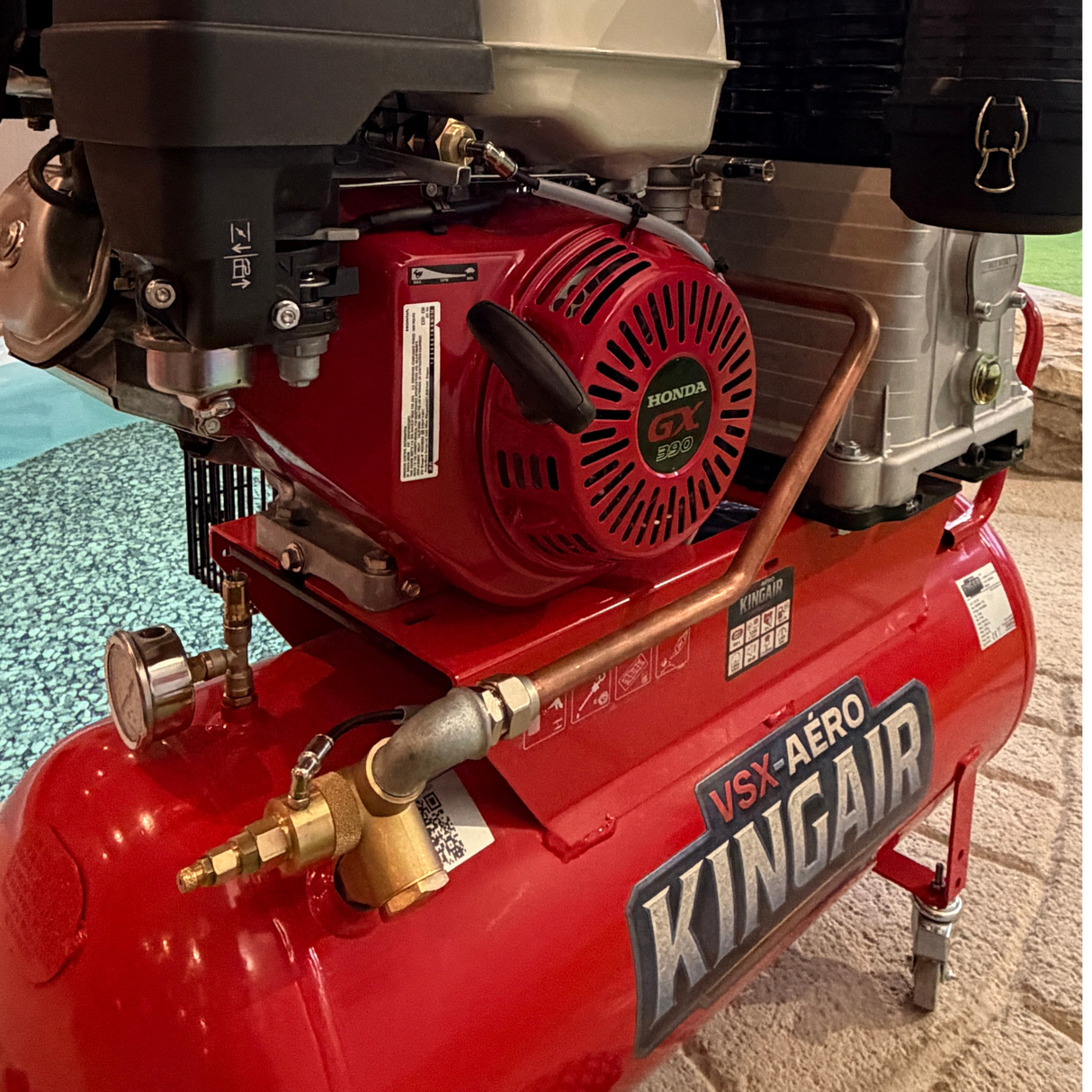 Compresseur KINGAIR 13 CV Thermique 100 Litres