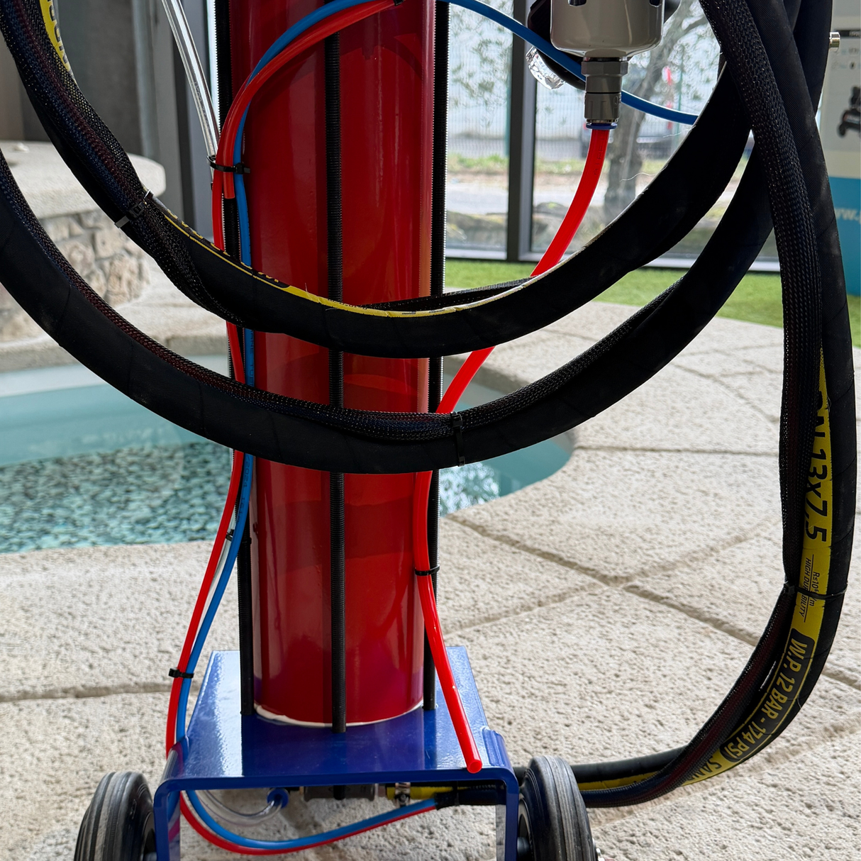 Chorro de arena VSX Air-Gum de 40 litros