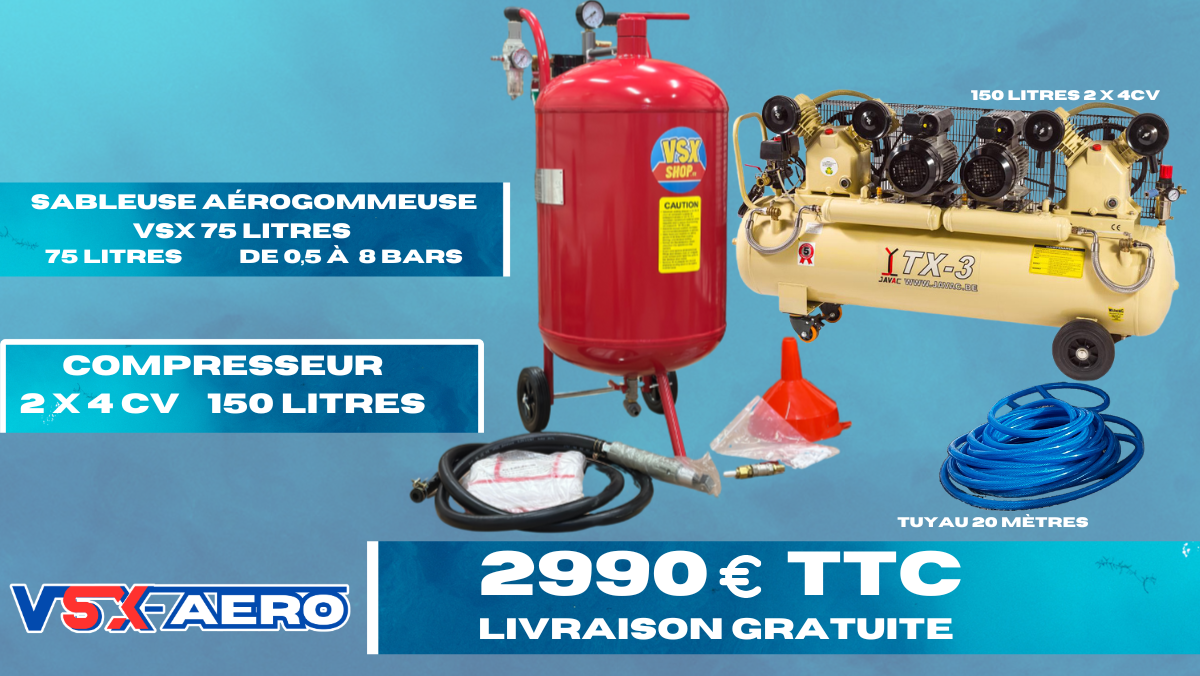 PACK AÉROGOMMAGE 75 Litres Expert