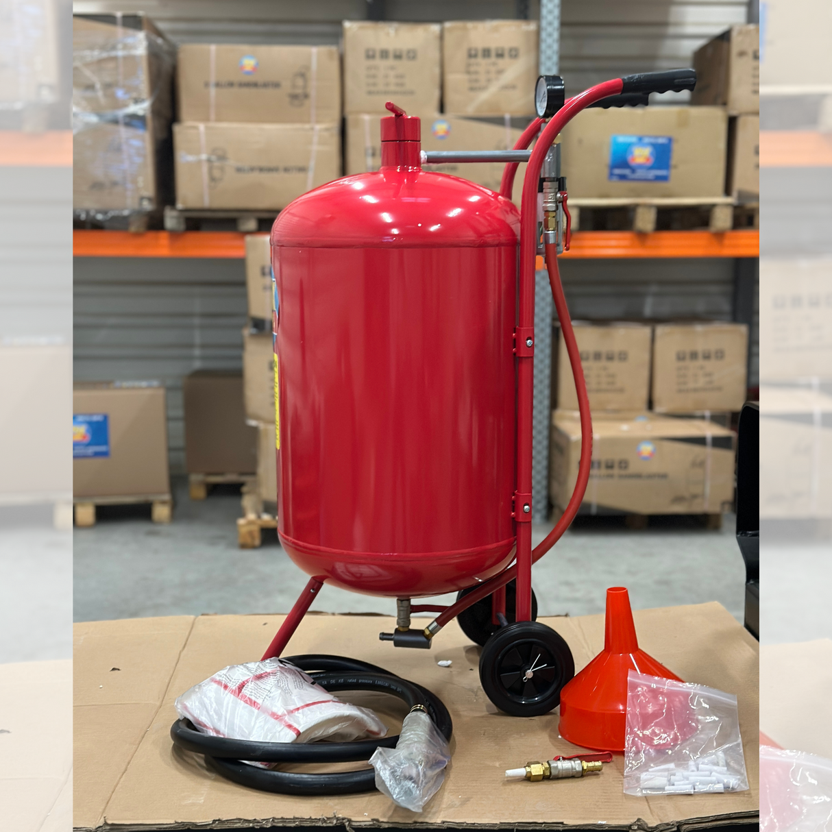 Chorro de arena VSX Air-Gum de 75 litros