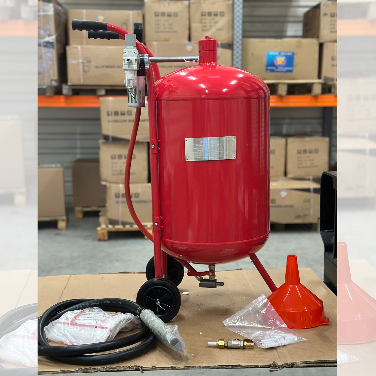 Chorro de arena VSX Air-Gum de 75 litros