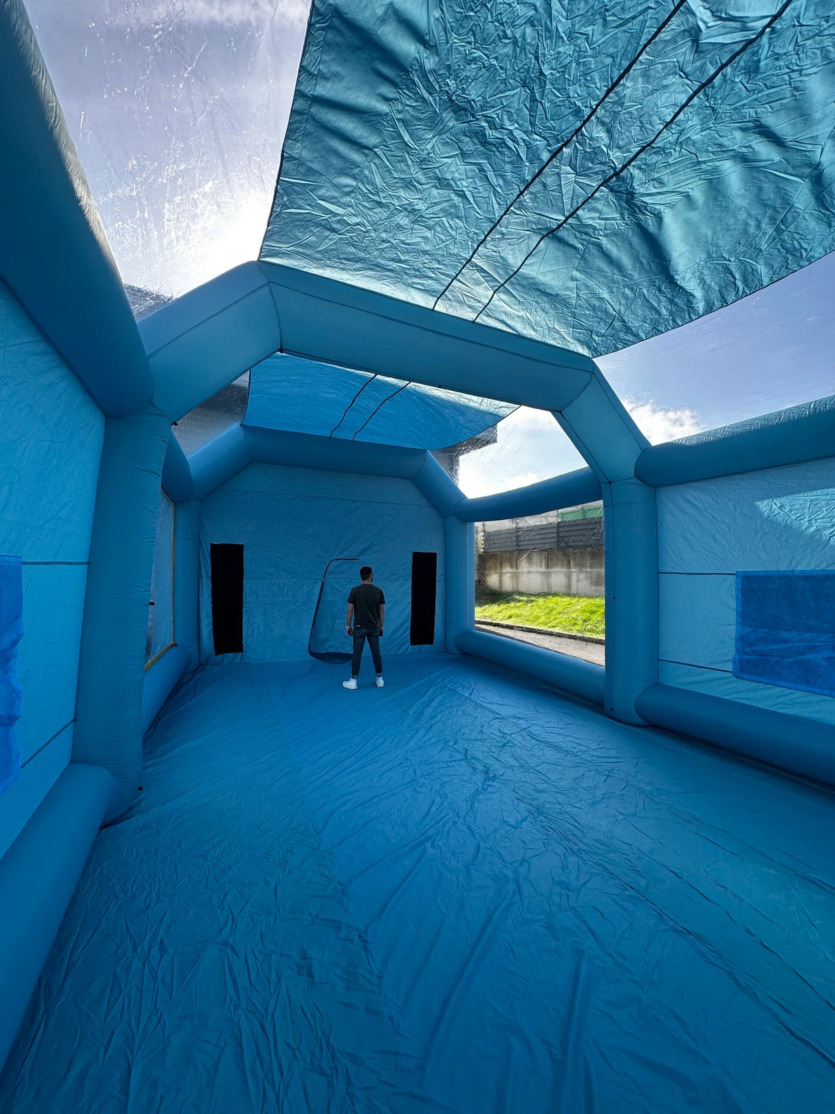 Cabine de peinture gonflable 5.5 Largeur x 9m Longueur x 3.6 Hauteur