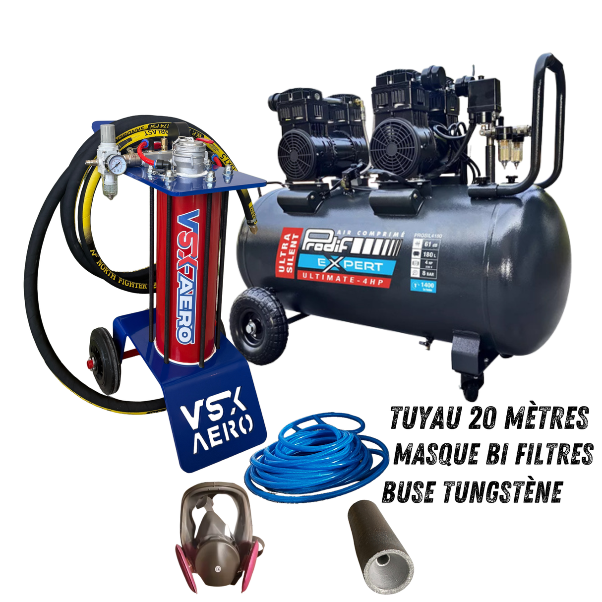 Pack Sableuse aérogommeuse VSX Aéro 8