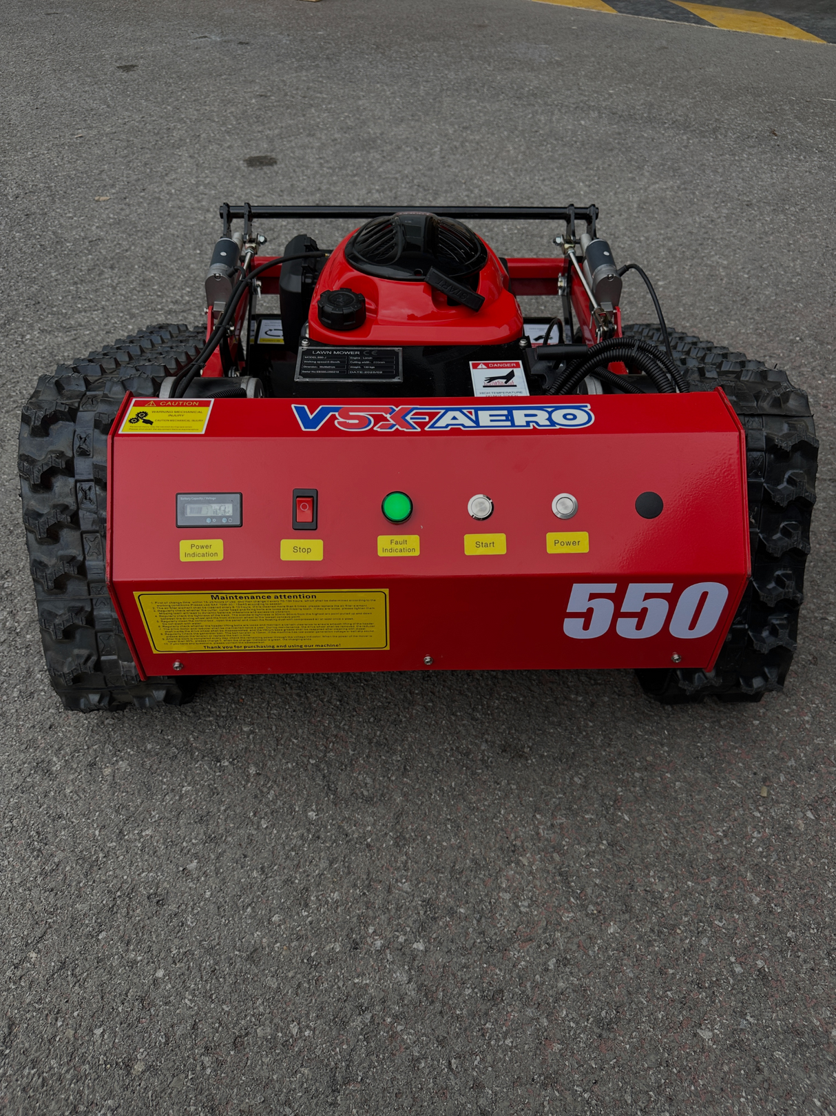 Tondeuse à Chenilles Télécommandée Hybride – ROKAYODA