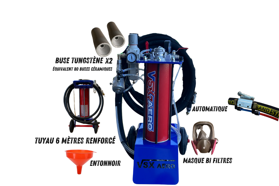 40 Liter VSX Air-Gum Sandstrahler