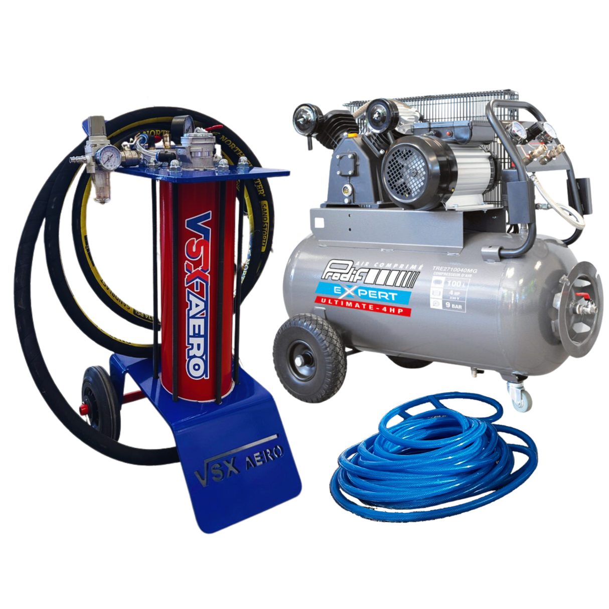 40 Liter VSX Air-Gum Sandstrahler