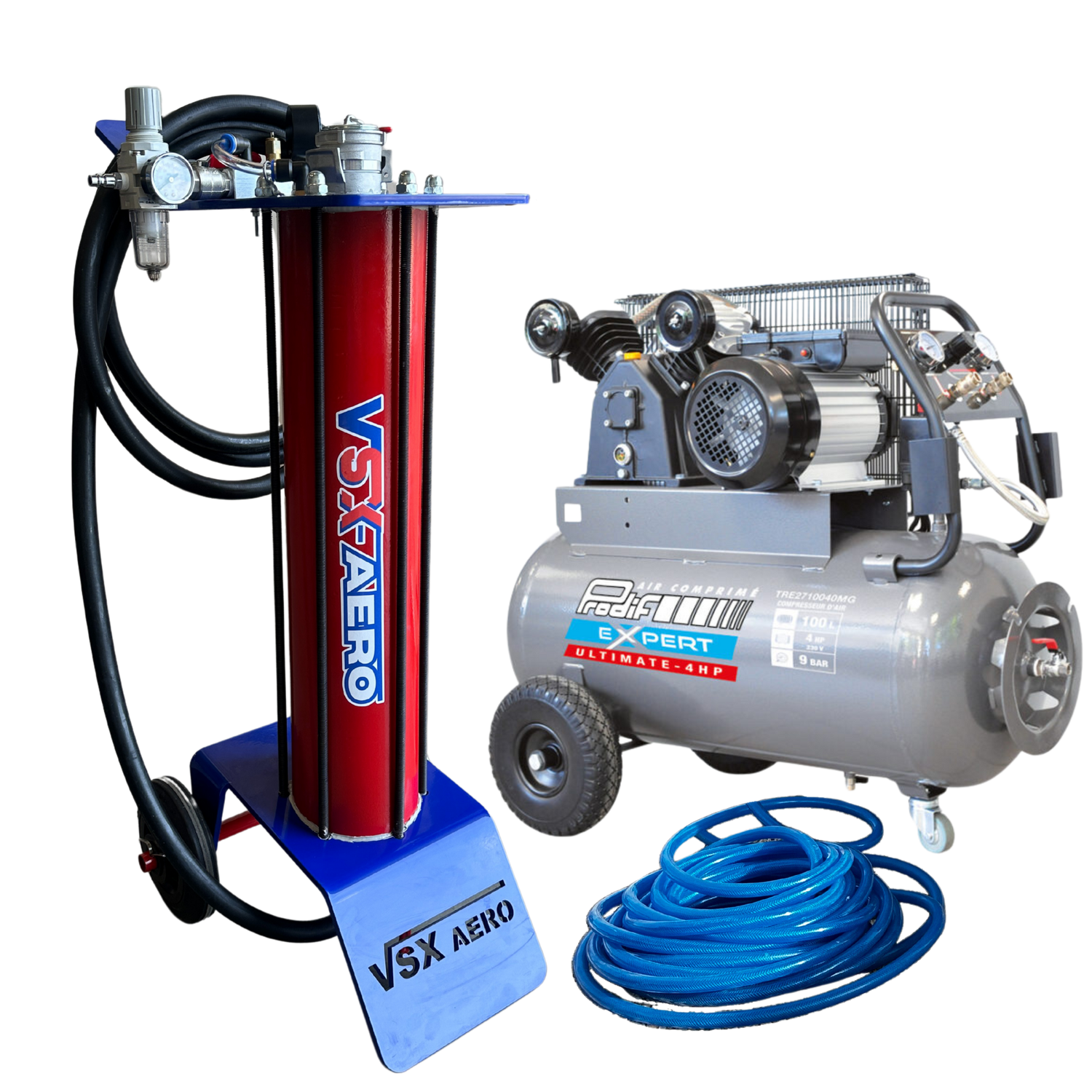 Chorro de arena VSX Air-Gum de 40 litros