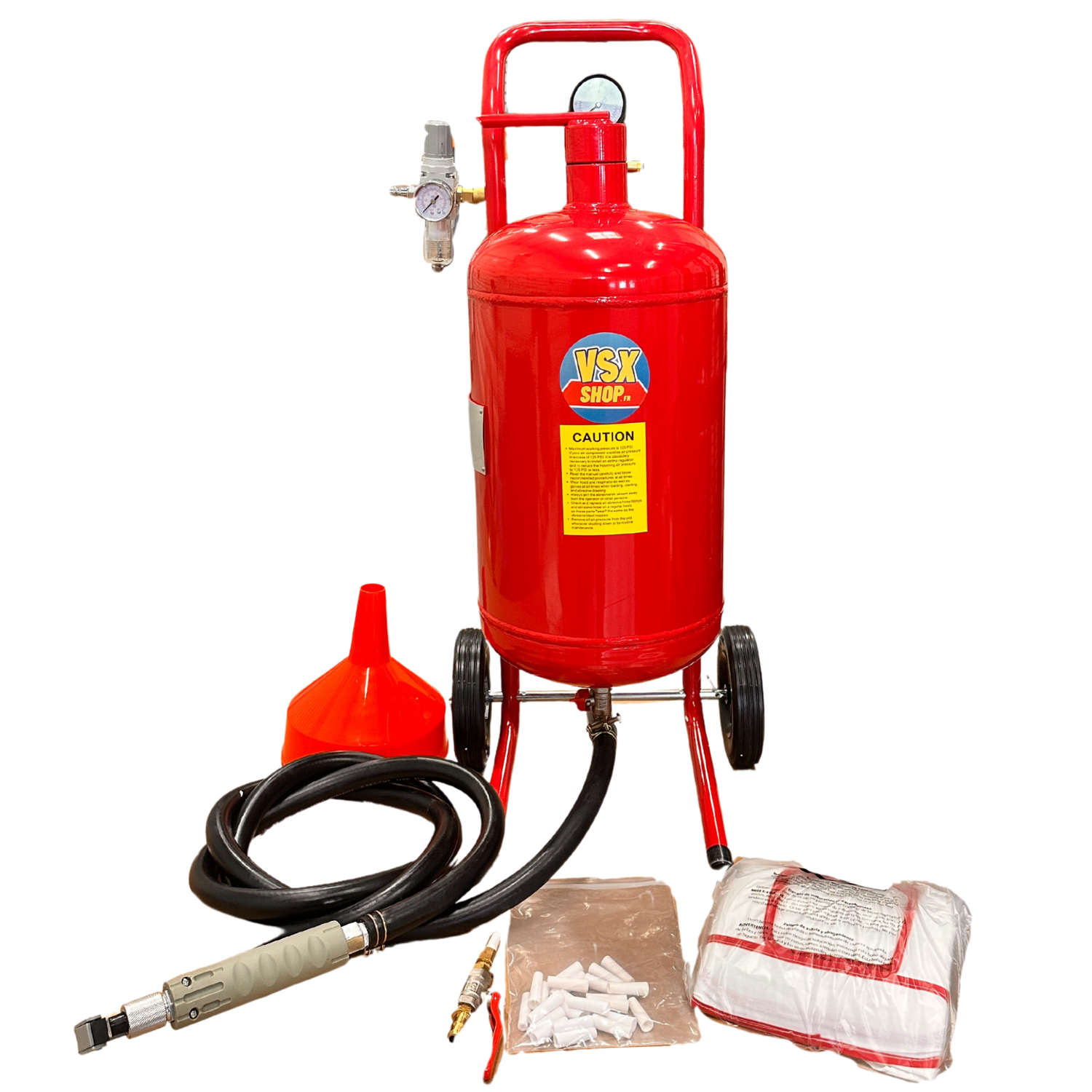 Chorro de arena VSX Air-Gum de 40 litros