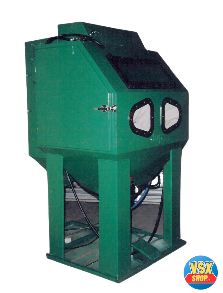 Cabine de sablage Série atelier à dépression (venturi) pour travaux occasionnels ou d’appoint :