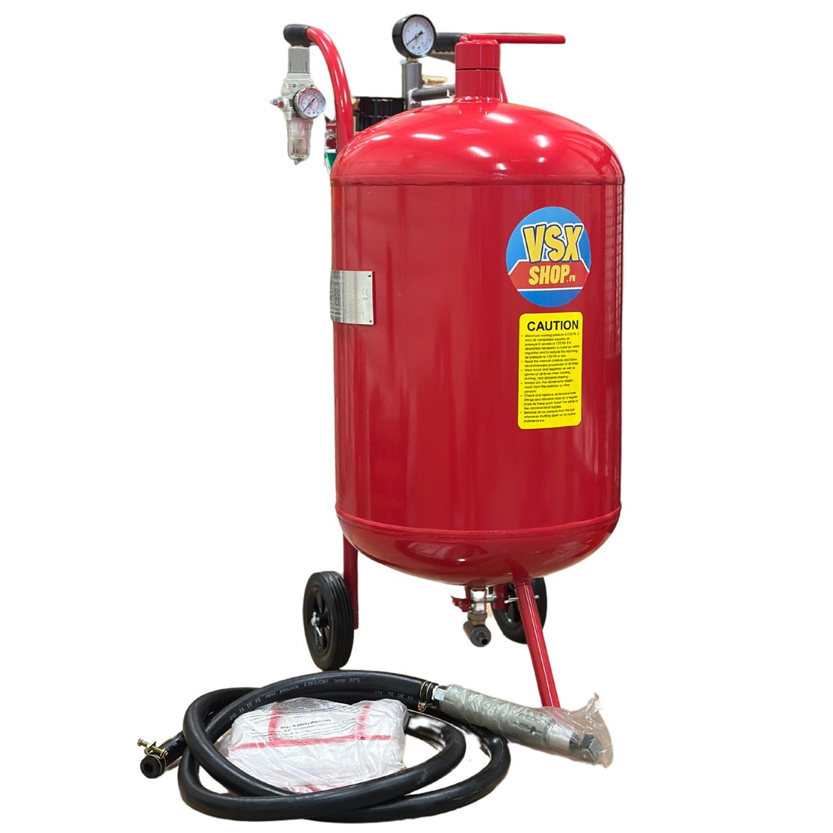 Chorro de arena VSX Air-Gum de 75 litros