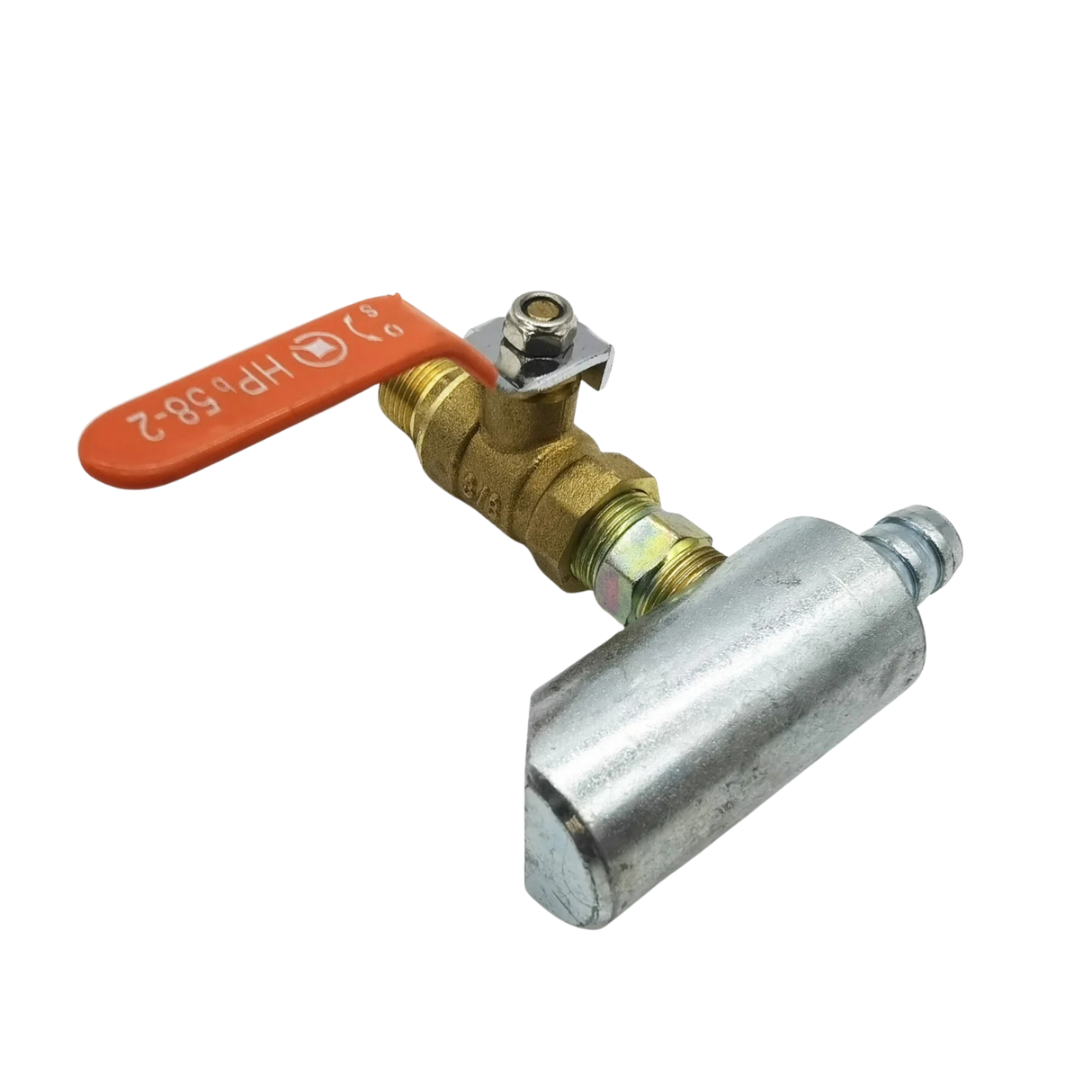 Valvola miscelatrice a tre vie per sabbiatrice