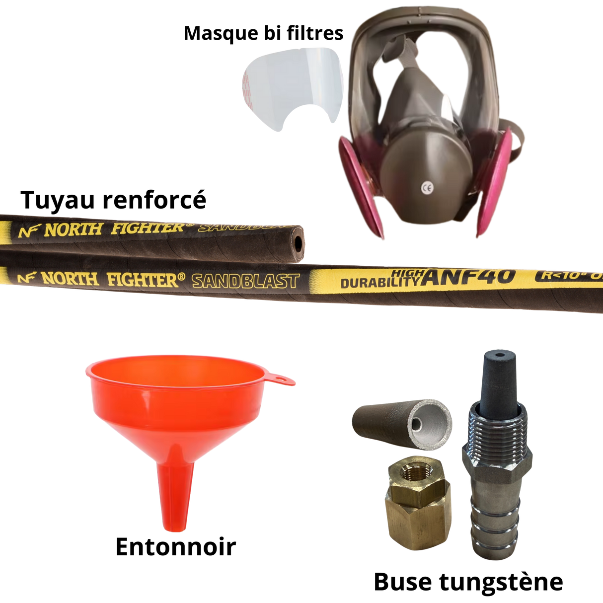 40 Liter VSX Air-Gum Sandstrahler