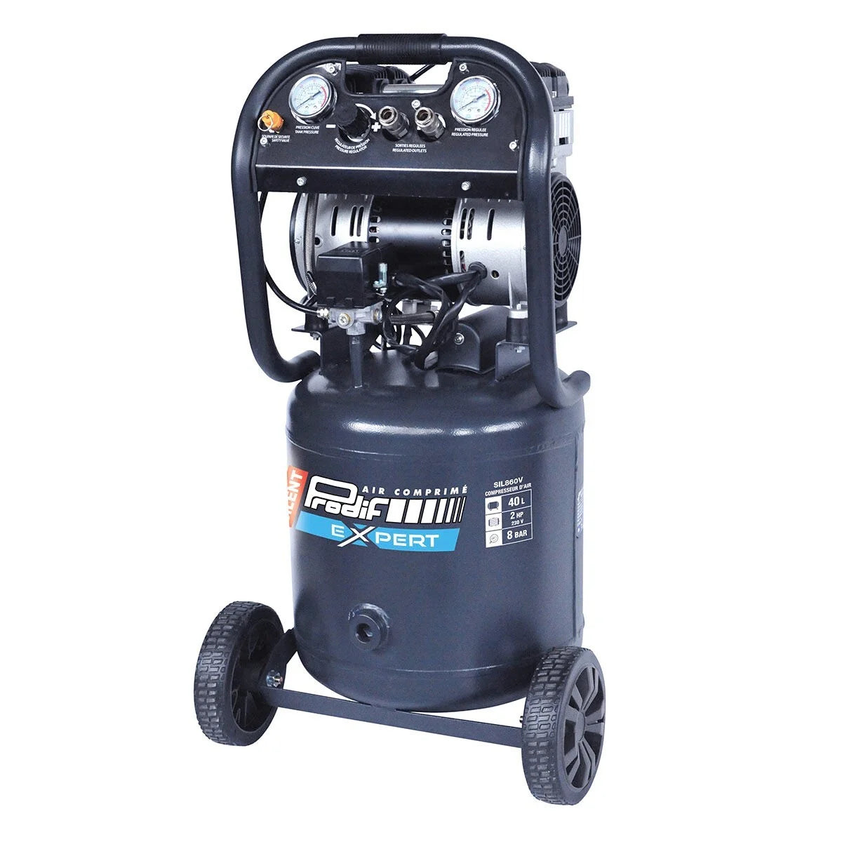 40L 2CV-Kompressor – einphasig / Prodif