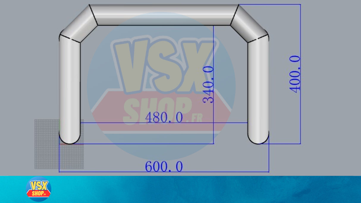 Cabine de Peinture  Largeur 6 mètres  x Longueur 10 mètres x Hauteur 4 mètres avec 2 Souffleurs 950W — Deux