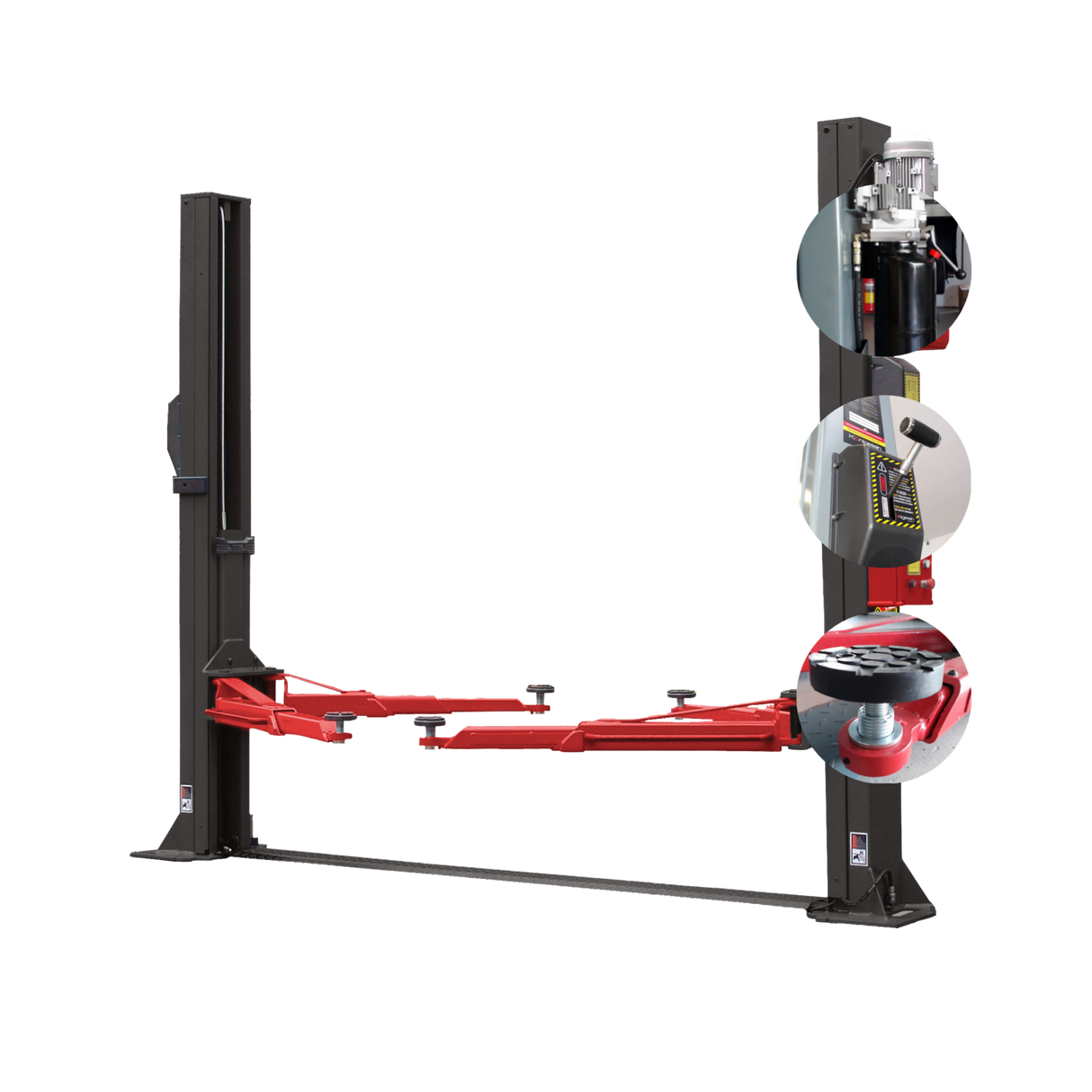 Pont élévateur 4.2 tonnes déverrouillage semi automatique AL3240M2-