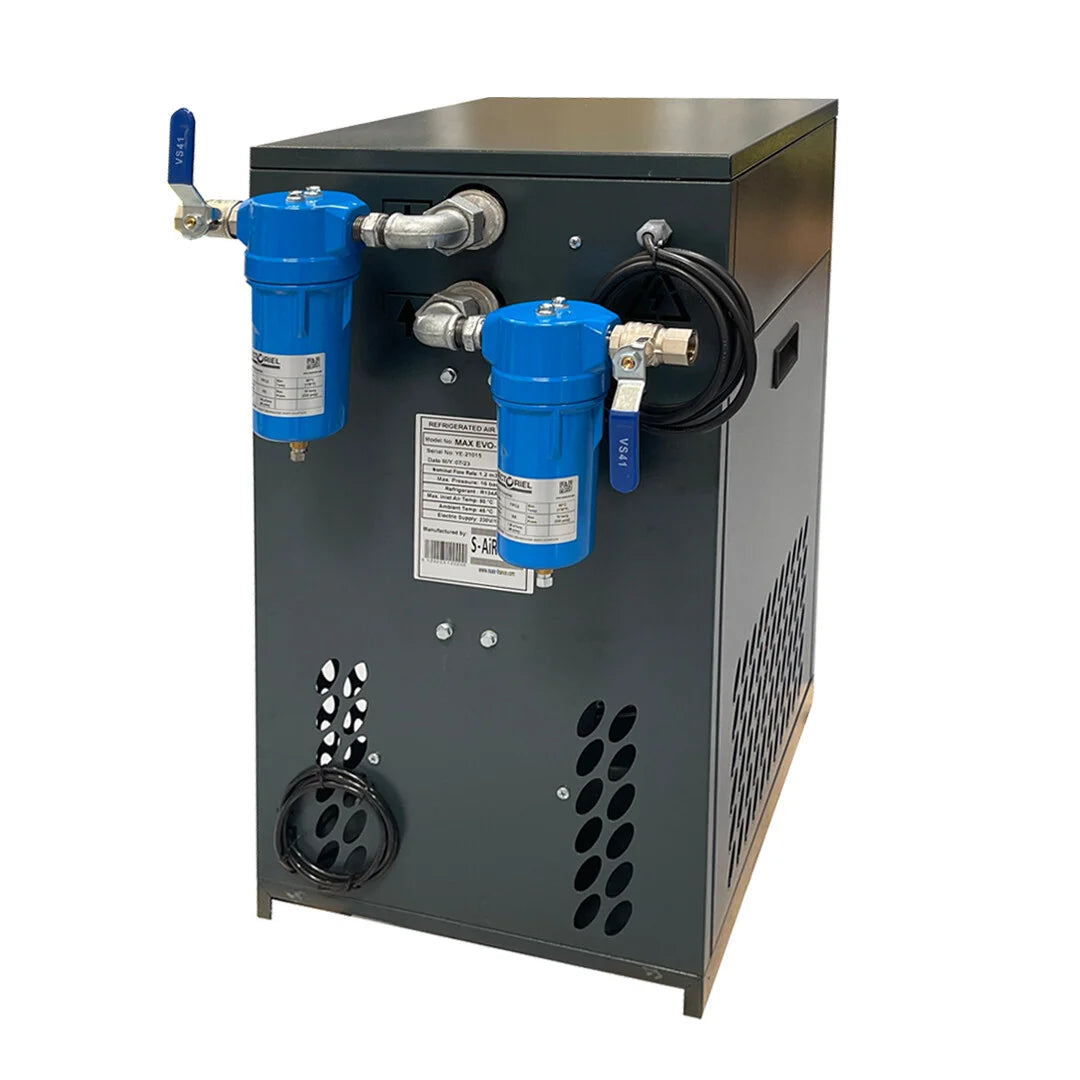S-AiR MAX EVO - Essiccatore ad espansione diretta con filtri e raccordi