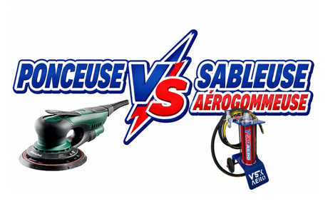 Ponceuse à Main vs Sableuse Aérogommeuse : Quelle Solution Choisir pour vos Travaux de Décapage ?