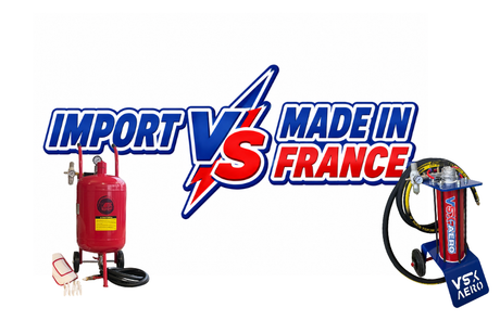 Sableuse VSX vs modèles d'importation : les différences à connaître