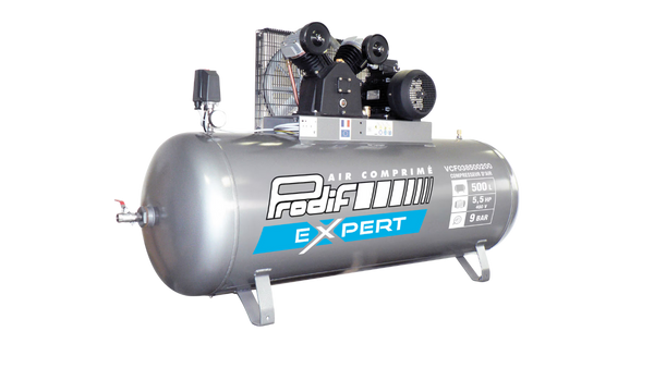 Compresor 500 Litros 5,5HP Prodif Trifásico 400V — Trifásico / Prodif