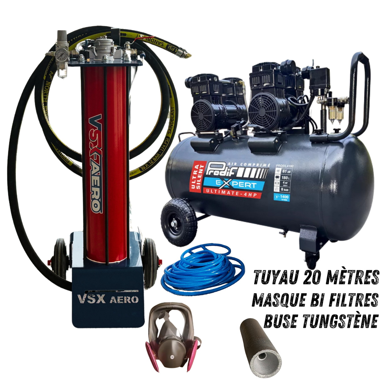 Pack Sableuse aérogommeuse VSX Aéro 15