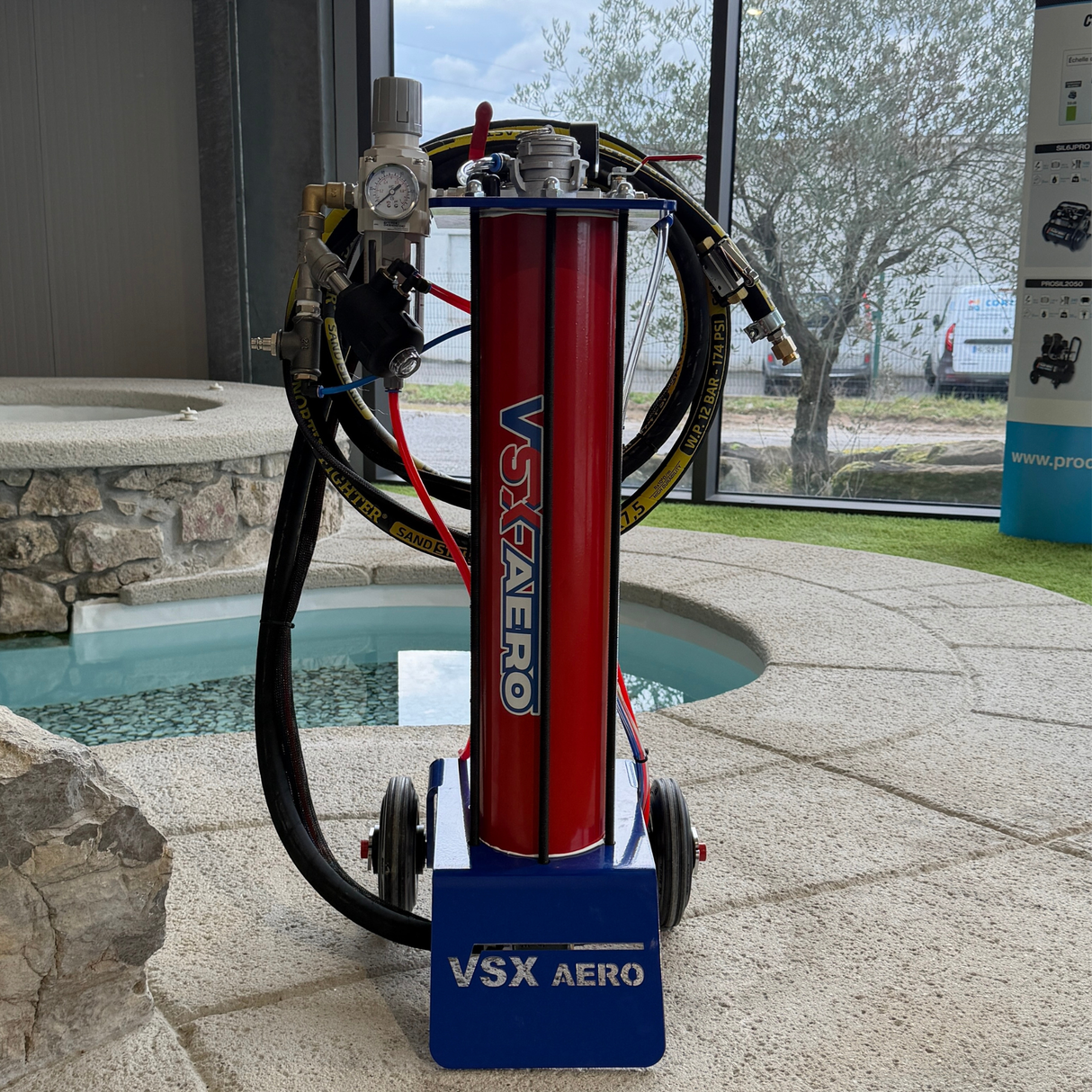 Sableuse aérogommeuse VSX Aéro 15 Max