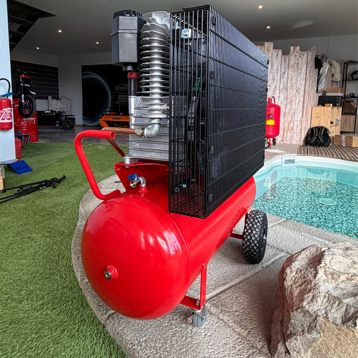 Compresseur KINGAIR 9 CV Thermique 100 Litres