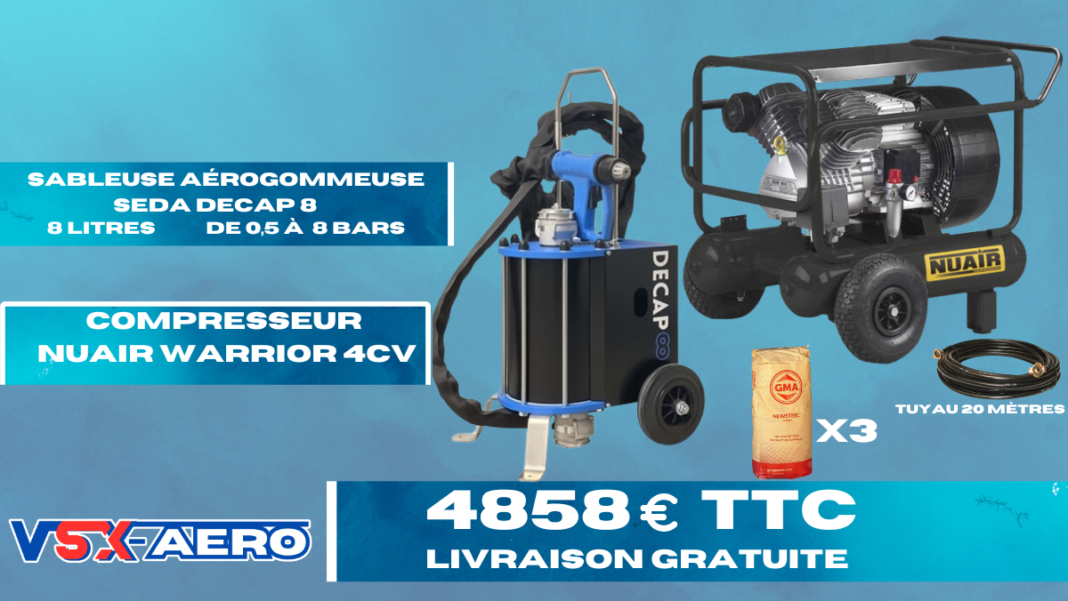 PACK AERÓGRAFO 40 Litros WARRIOR — Decap 8