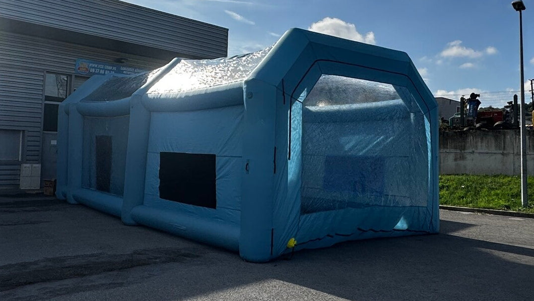 Cabine de peinture gonflable 5.5 Largeur x 9m Longueur x 3.6 Hauteur