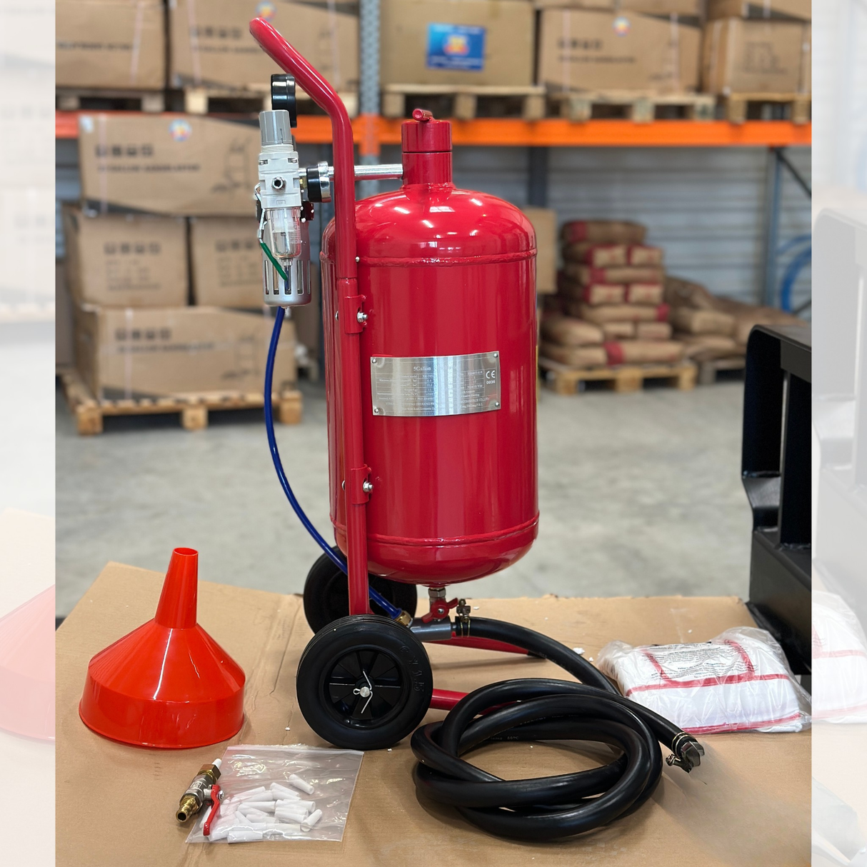 40 Liter VSX Air-Gum Sandstrahler