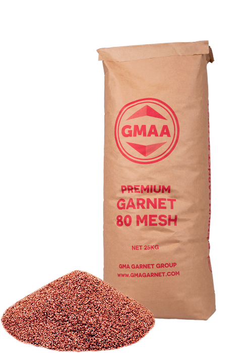 Granat 350 Mesh – in Tüten und Tonnen
