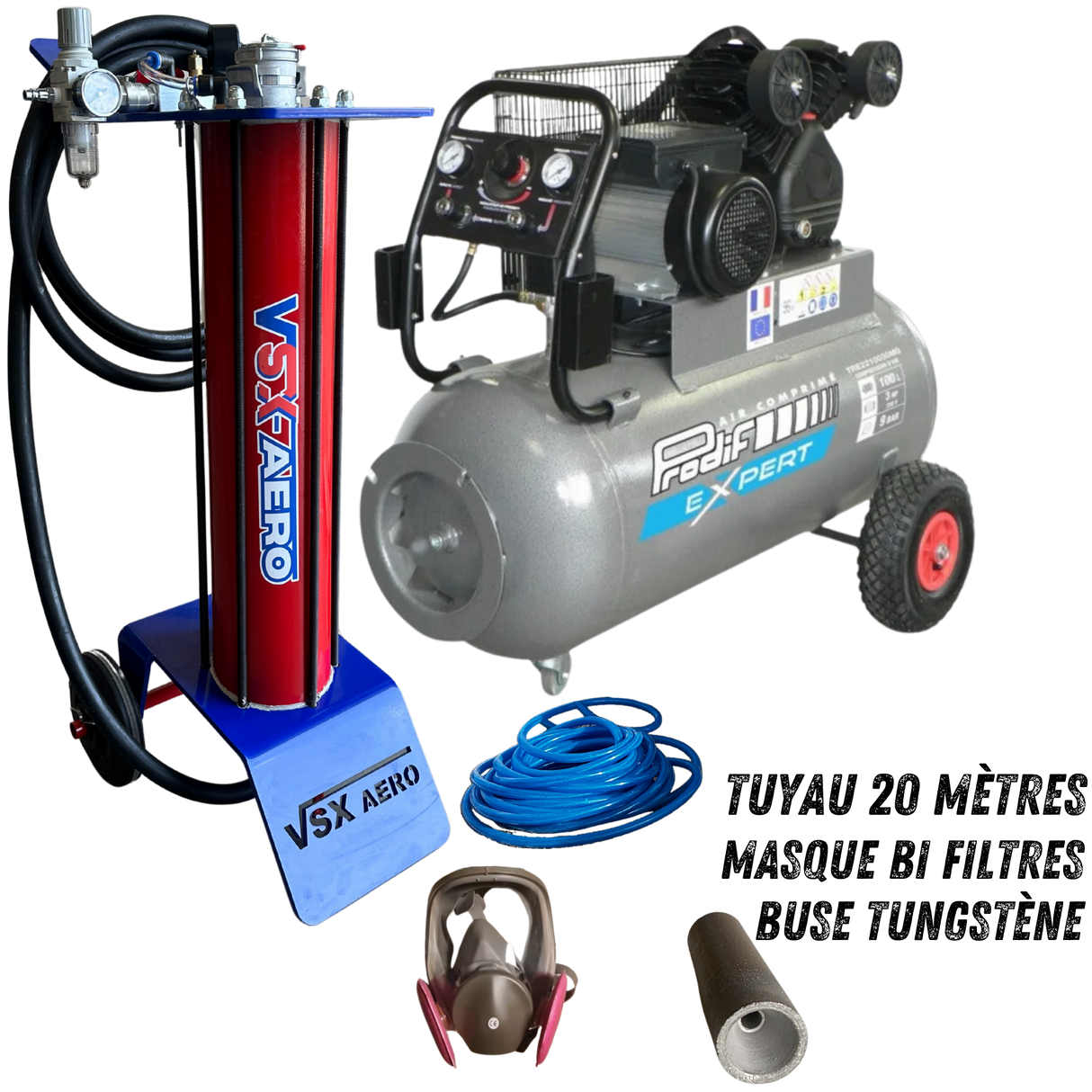 Pack Sableuse aérogommeuse VSX Aéro 15