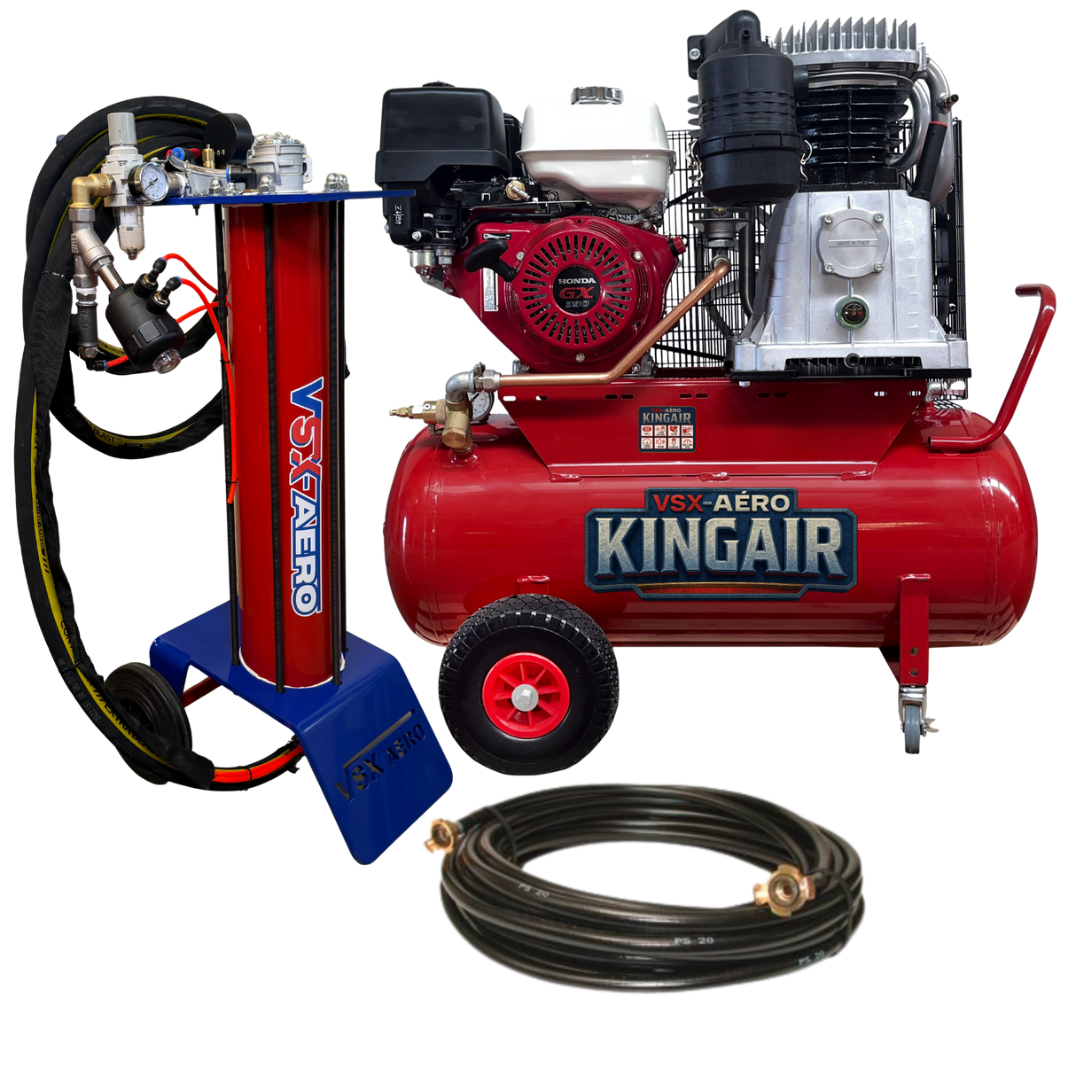 PACCHETTO AEROGRAFO WARRIOR COMPRESSOR