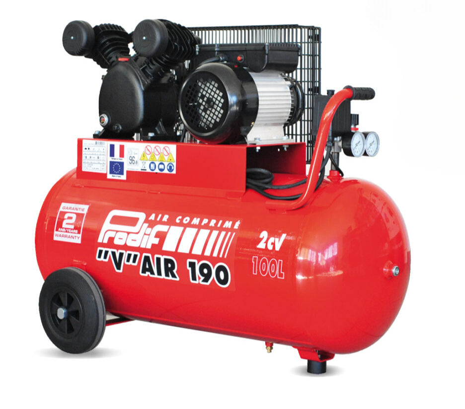 Compressore 100 Litri 2CV Eco — Monofase / Prodif