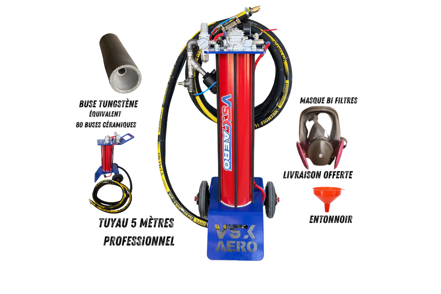 40 Liter VSX Air-Gum Sandstrahler