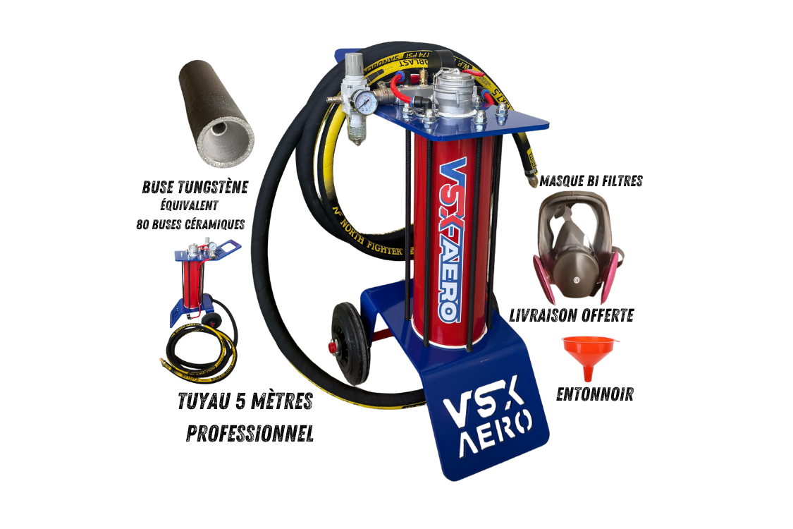 Sableuse aérogommeuse VSX Aéro 8 Semi auto