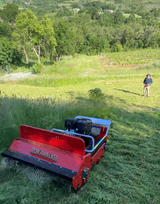 Tondeuse Débroussailleuse à Chenilles Télécommandée Hybride – ROKAVADOR