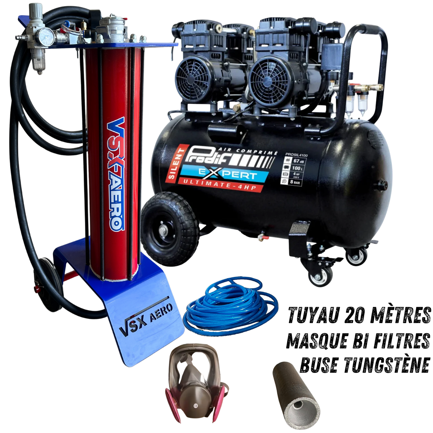 Pack Sableuse aérogommeuse VSX Aéro 15