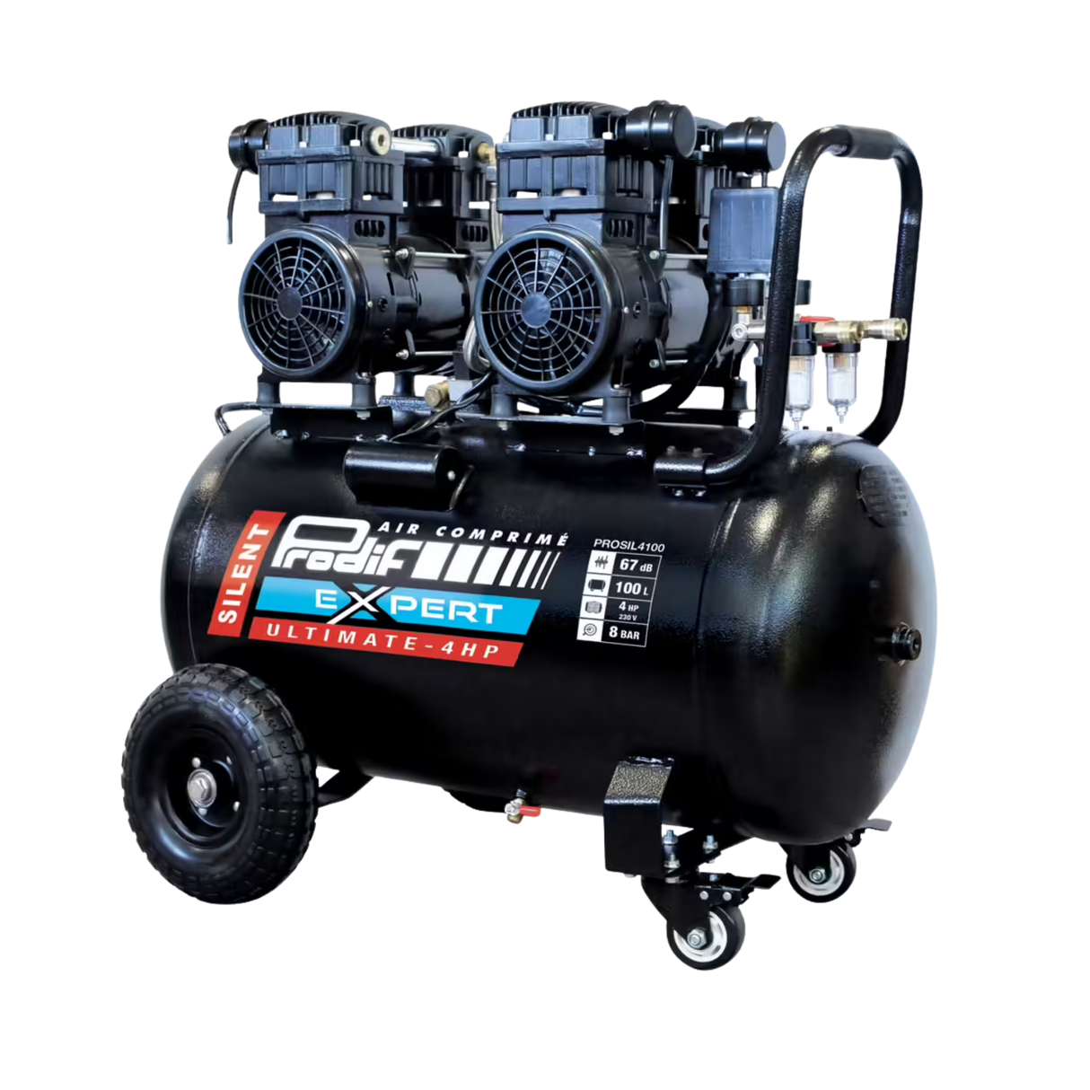 Kompressor 100 Liter 4CV PRODIF SILENT