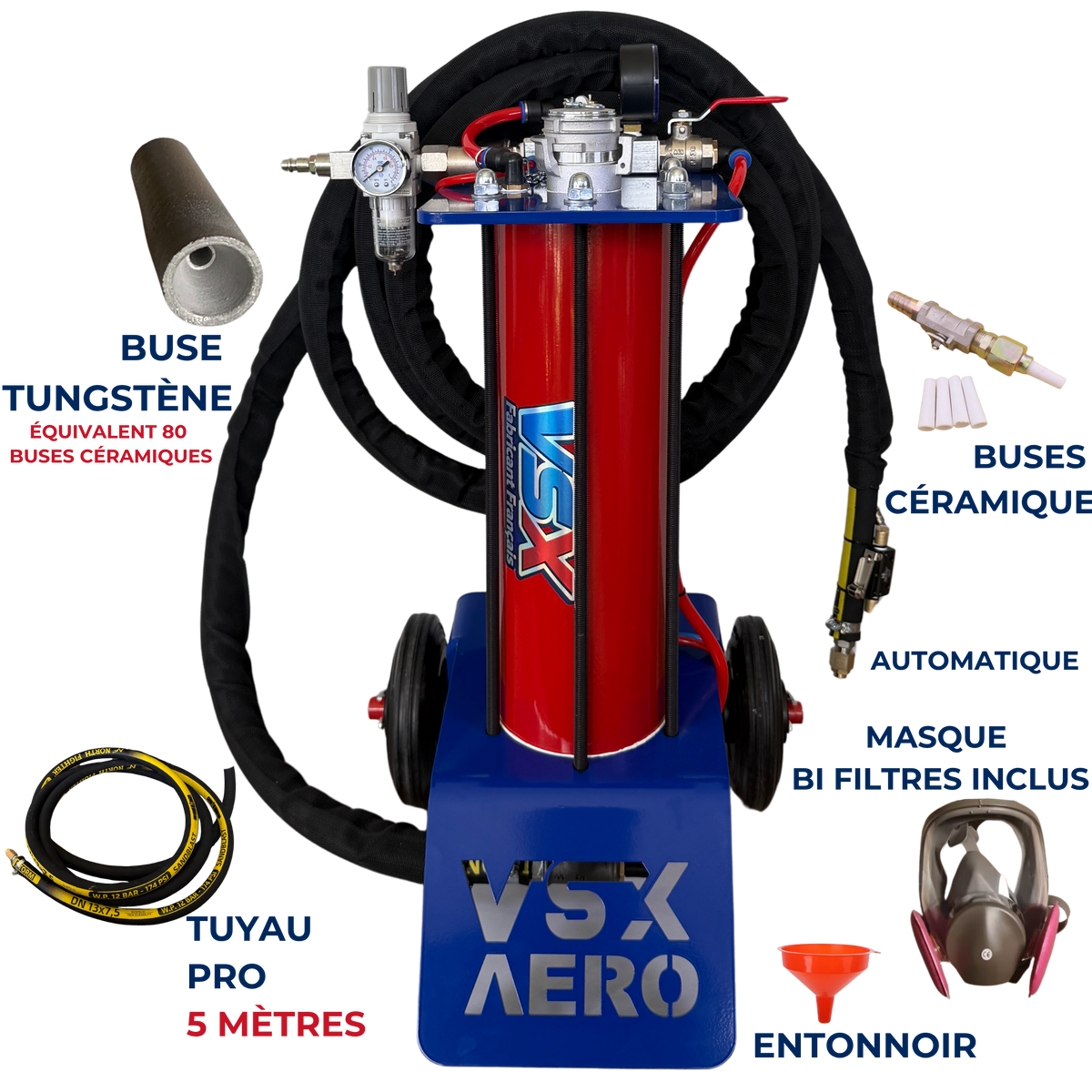 Sableuse aérogommeuse VSX Aéro 8 "LIZY" Automatique