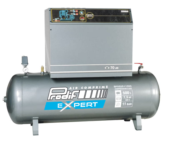 Compresseur insonorisé 500 Litres 7,5 CV Prodif
