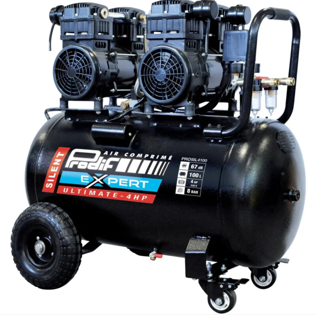 Kompressor 100 Liter 4CV PRODIF SILENT